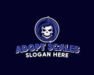 Skeleton Reaper Gaming  logo design