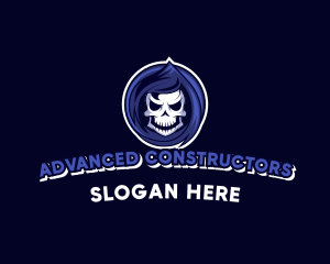 Skeleton Reaper Gaming  logo design