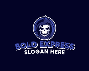 Skeleton Reaper Gaming  logo design