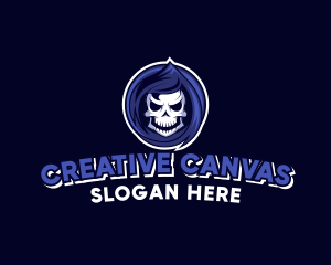 Skeleton Reaper Gaming  logo design