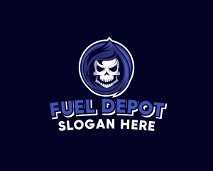 Skeleton Reaper Gaming  logo design