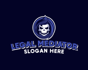 Skeleton Reaper Gaming  logo design