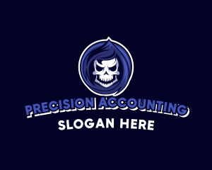 Skeleton Reaper Gaming  logo design