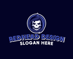 Skeleton Reaper Gaming  logo design