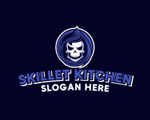 Skeleton Reaper Gaming  logo design