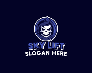 Skeleton Reaper Gaming  logo design