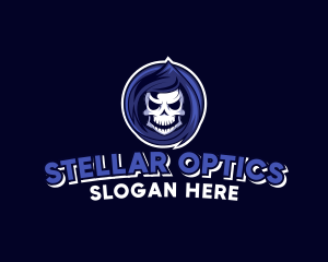 Skeleton Reaper Gaming  logo design