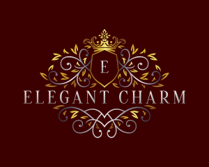 Royal Elegant Vines logo design