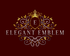 Royal Elegant Vines logo design