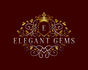 Royal Elegant Vines logo design