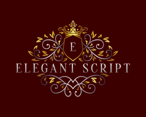 Royal Elegant Vines logo design