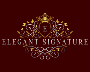 Royal Elegant Vines logo design