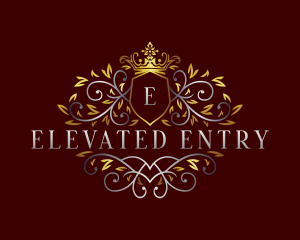 Royal Elegant Vines logo design