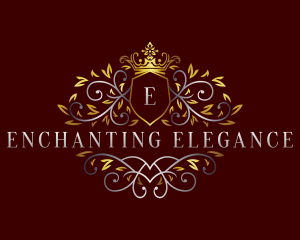 Royal Elegant Vines logo design