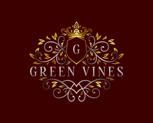 Royal Elegant Vines logo design