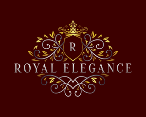 Royal Elegant Vines logo design