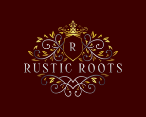 Royal Elegant Vines logo design