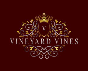 Royal Elegant Vines logo design