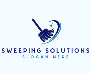 Cleaning Maintenance Broom logo