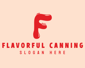 Liquid Soda Letter F logo design