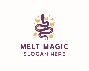 Mystic Snake Animal logo design