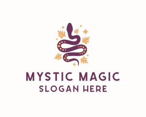 Mystic Snake Animal logo design