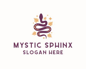 Mystic Snake Animal logo design