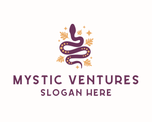 Mystic Snake Animal logo design