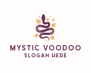 Mystic Snake Animal logo design