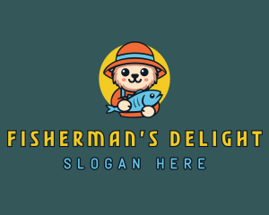 Fisherman Bear Dining logo design