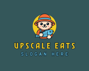 Fisherman Bear Dining logo design