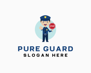 Police Cop Officer logo design