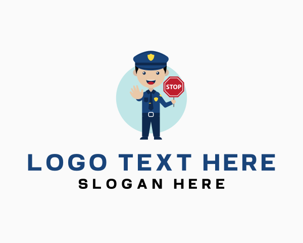 Policeman logo example 1