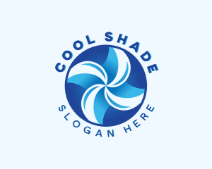 HVAC Wind Cooling logo design