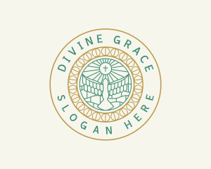 Dove Christian Worship logo design