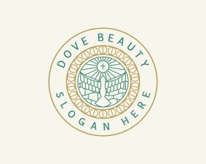 Dove Christian Worship logo design