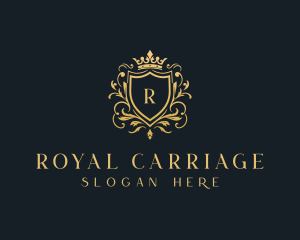 Royal Shield Wedding Event logo design