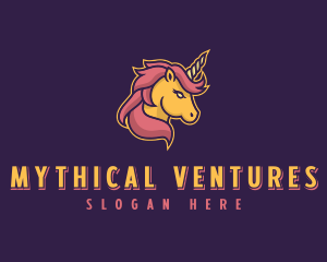 Mythical Unicorn  logo design