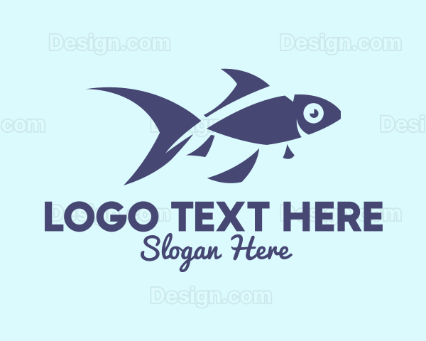 Blue Fish Fingerling Logo