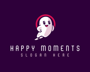 Confident Hovering Ghost logo design