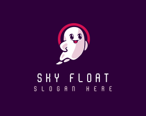 Confident Hovering Ghost logo design