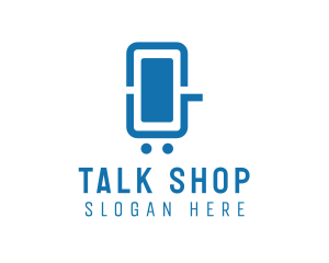 Phone Shopping Cart logo design