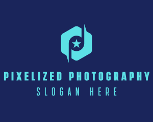 Star Note Hexagon logo design