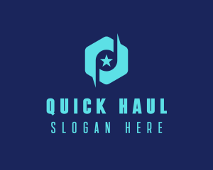 Star Note Hexagon logo design