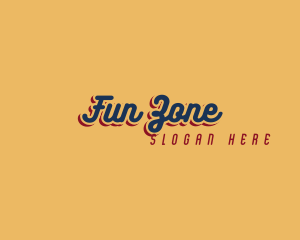 Retro Shadow Business logo design