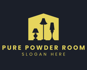 House Lamp Lighting logo design