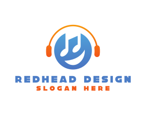 Happy Music Disc Jockey logo design