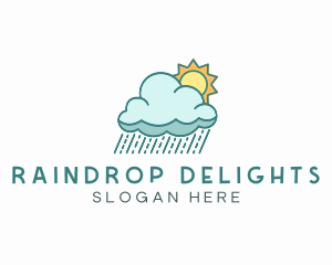 Rain Cloud Sun logo design