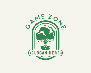 Shovel Tree Gardening Logo