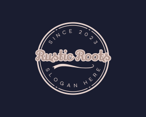 Hipster Store Brand logo design